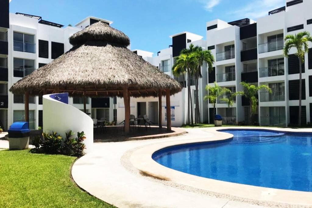 ¡Nuevo! Hermoso Departamento Con Alberca. マンサニージョ エクステリア 写真